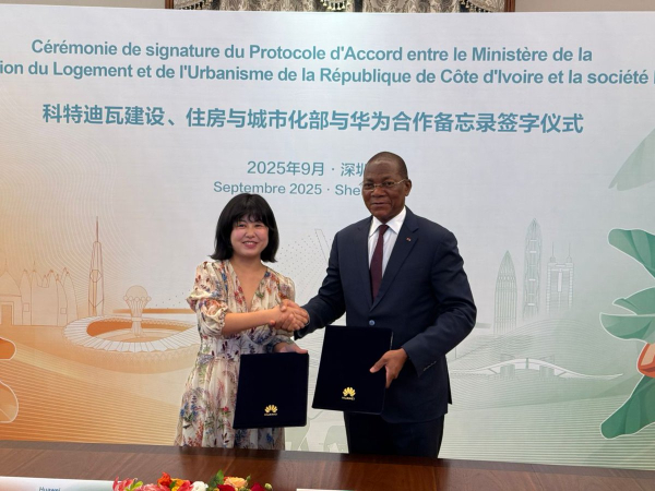 Côte d’Ivoire : Huawei soutient la numérisation du secteur du logement Côte d’Ivoire : Huawei soutient la numérisation du secteur du logement