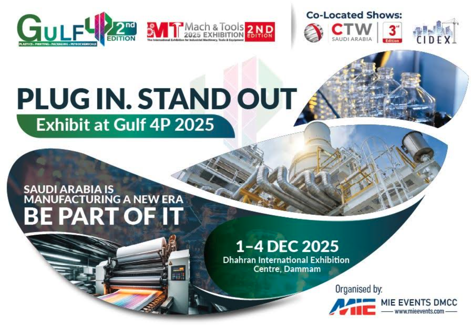 Gulf 4P 2025 to Power Regional Growth in Plastics, Packaging, Printing, and Petrochemicals