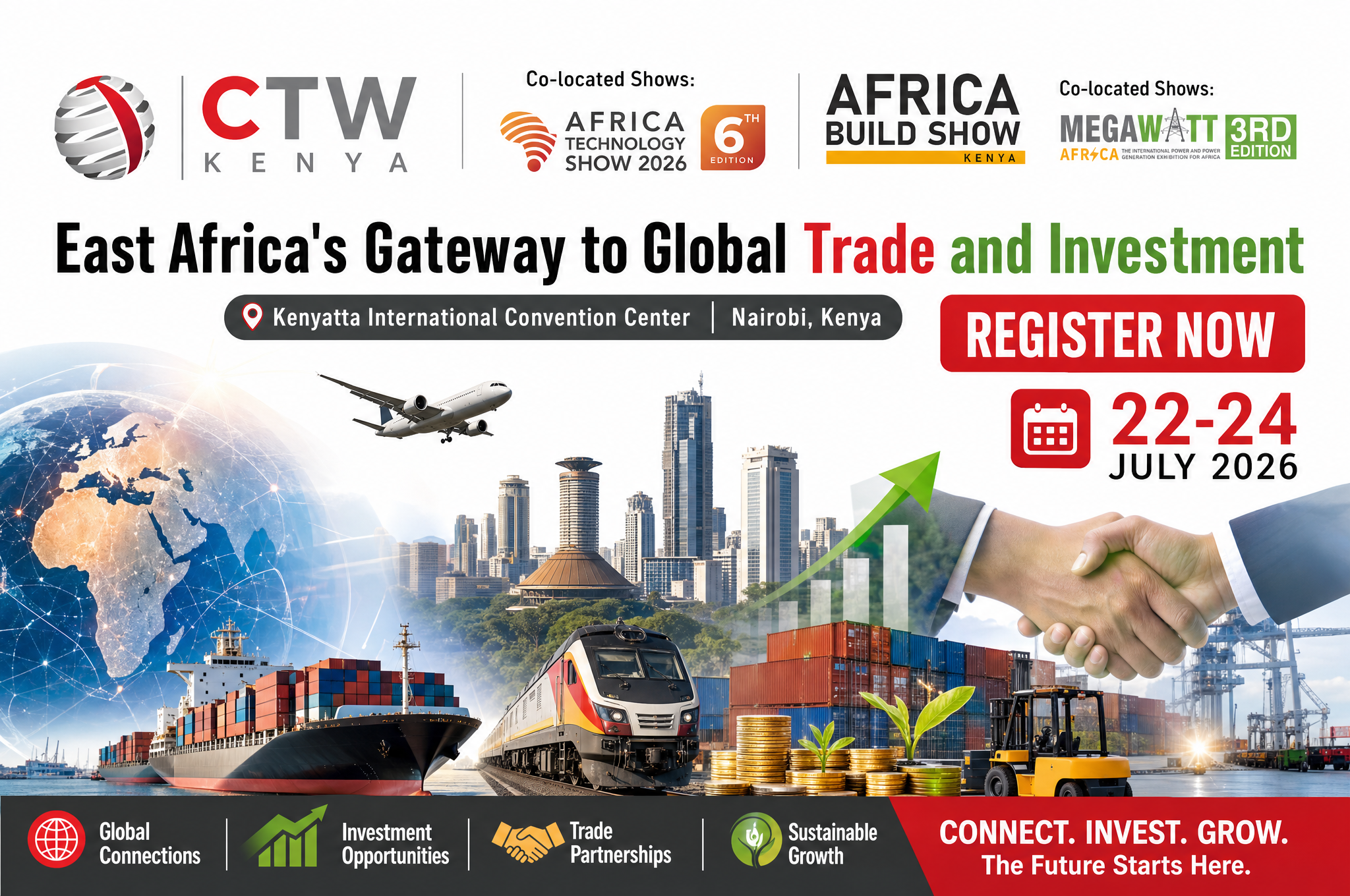 Kenya to Host the 11th China Trade Week Alongside the 6th Africa Technology Show, 4th Africa Build Show Kenya and 3rd MEGAWATT Africa Kenya to Host the 11th China Trade Week Alongside the 6th Africa Technology Show, 4th Africa Build Show Kenya and 3rd MEGAWATT Africa